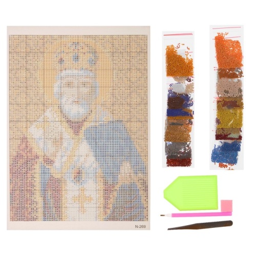 Алмазная мозаика Святой Николай Чудотворец, 34 цвета 3633824 фото 2
