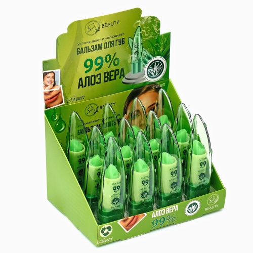 Бальзам для губ «Алоэ вера», оттеночный фото 3