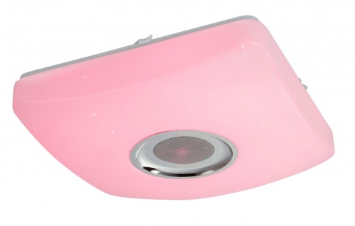Светильник светодиодный  с Bluetooth Динамиком iLedex Cube 36W RGB  Square Entire, 36 Вт, цвет арматуры: белый фото 4