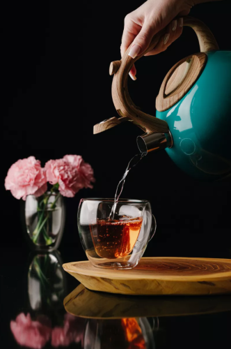 Чайник для плиты со свистком из нержавеющей стали 2,7 литра Изумрудный фото 3