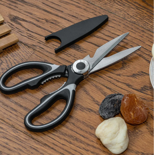 Ножницы кухонные универсальные 3в1 / Ножницы с орехоколом и открывашкой фото 2