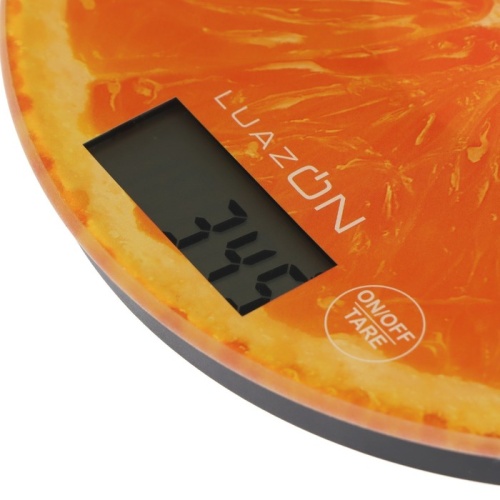 Весы кухонные  LVK-701, электрон, до 7 кг, рисунок "Апельсин" фото 5